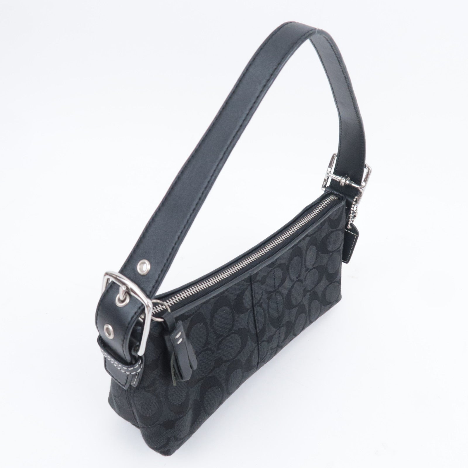 COACH Signature Canvas Small Shoulder Bag 6371