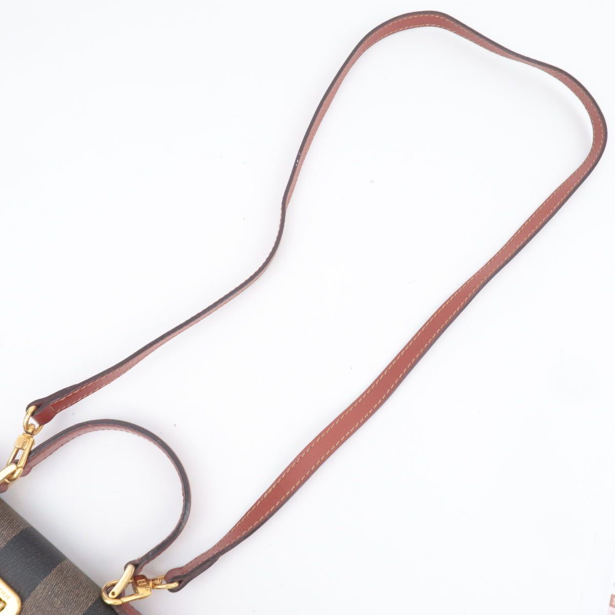 FENDI Pequin Stripe 2Way Top Handle Bag 11652