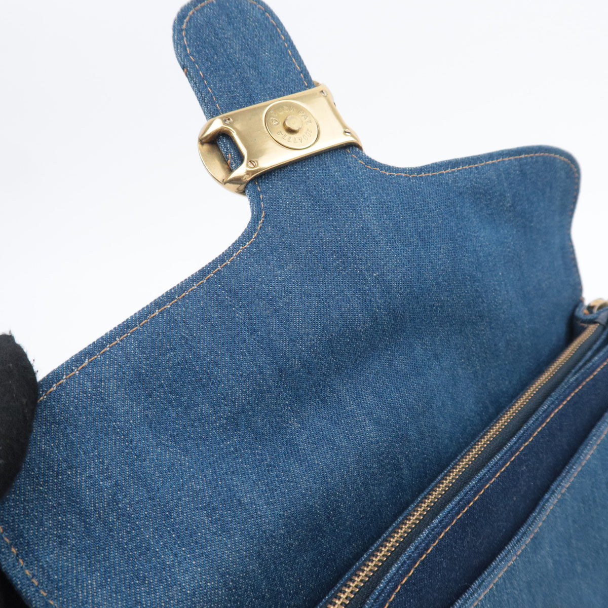 COACH Tabby 26 Denim Shoulder Bag Blue 89147