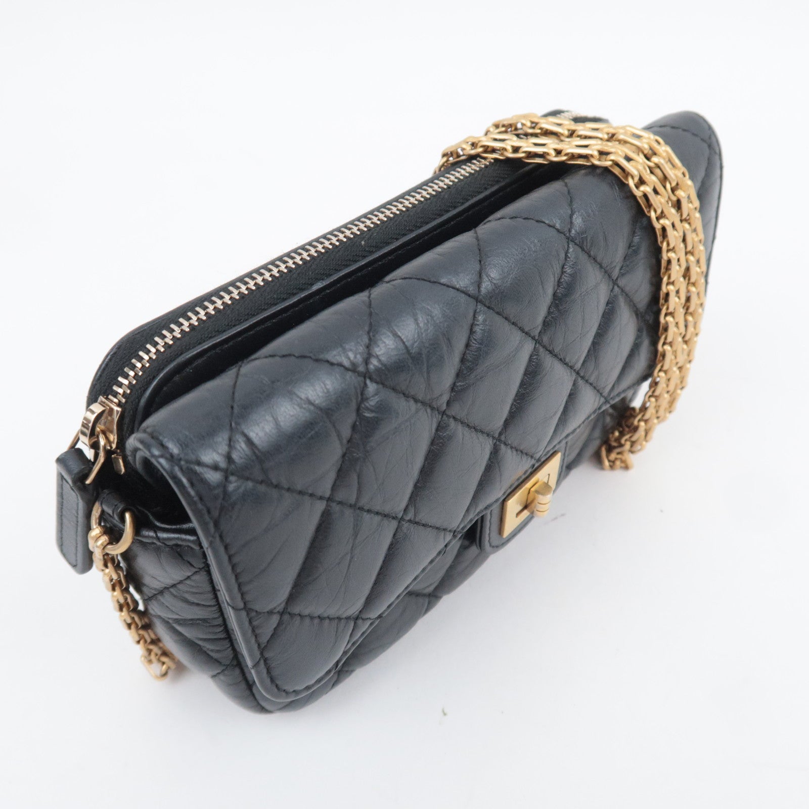 CHANEL 2.55 Reissue Mini Flap Bag Aged Calfskin