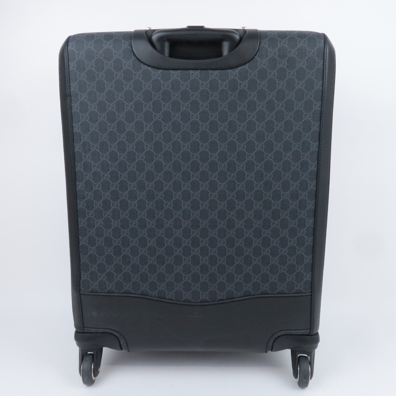 GUCCI GG Supreme Luggage Case Black 474356