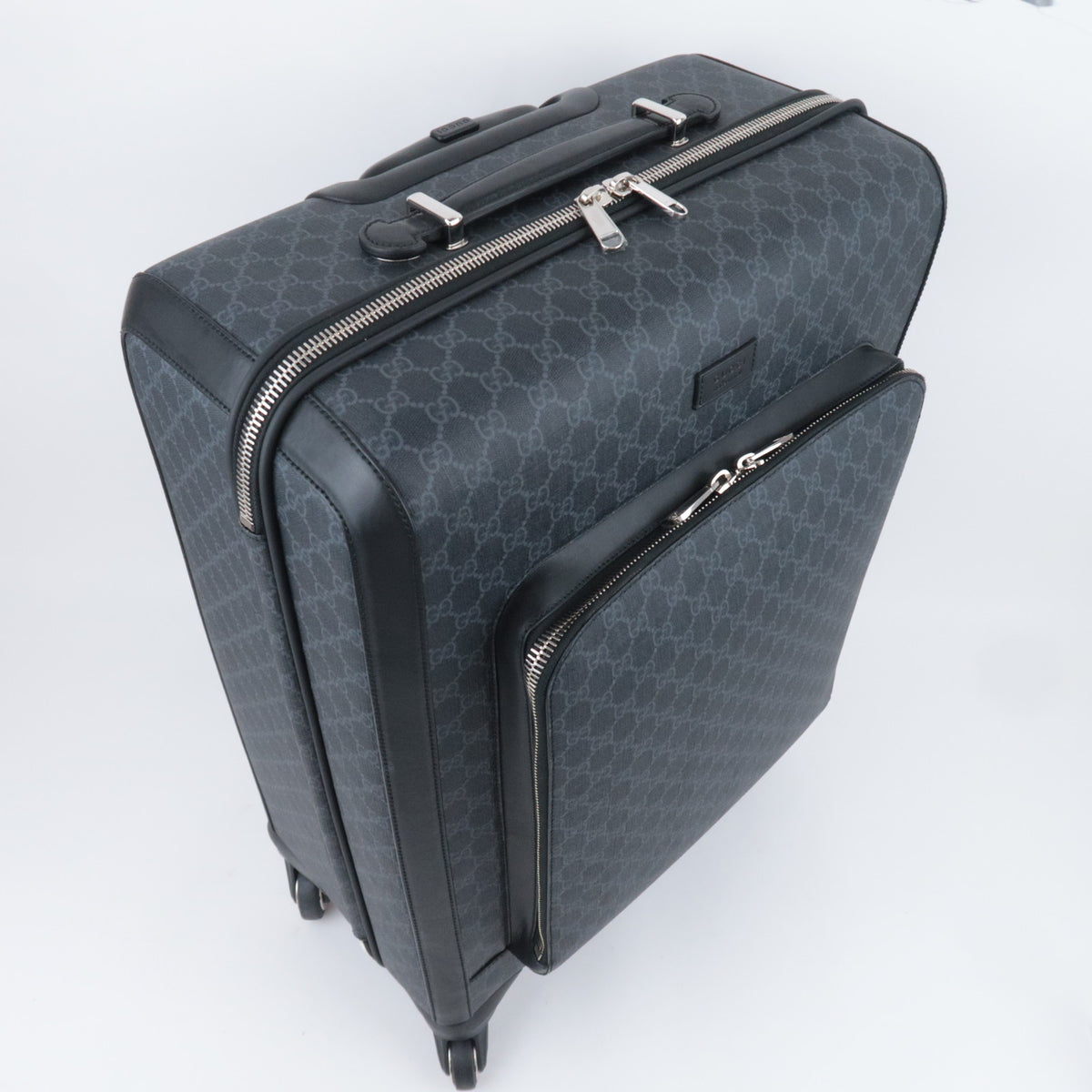 GUCCI GG Supreme Luggage Case Black 474356