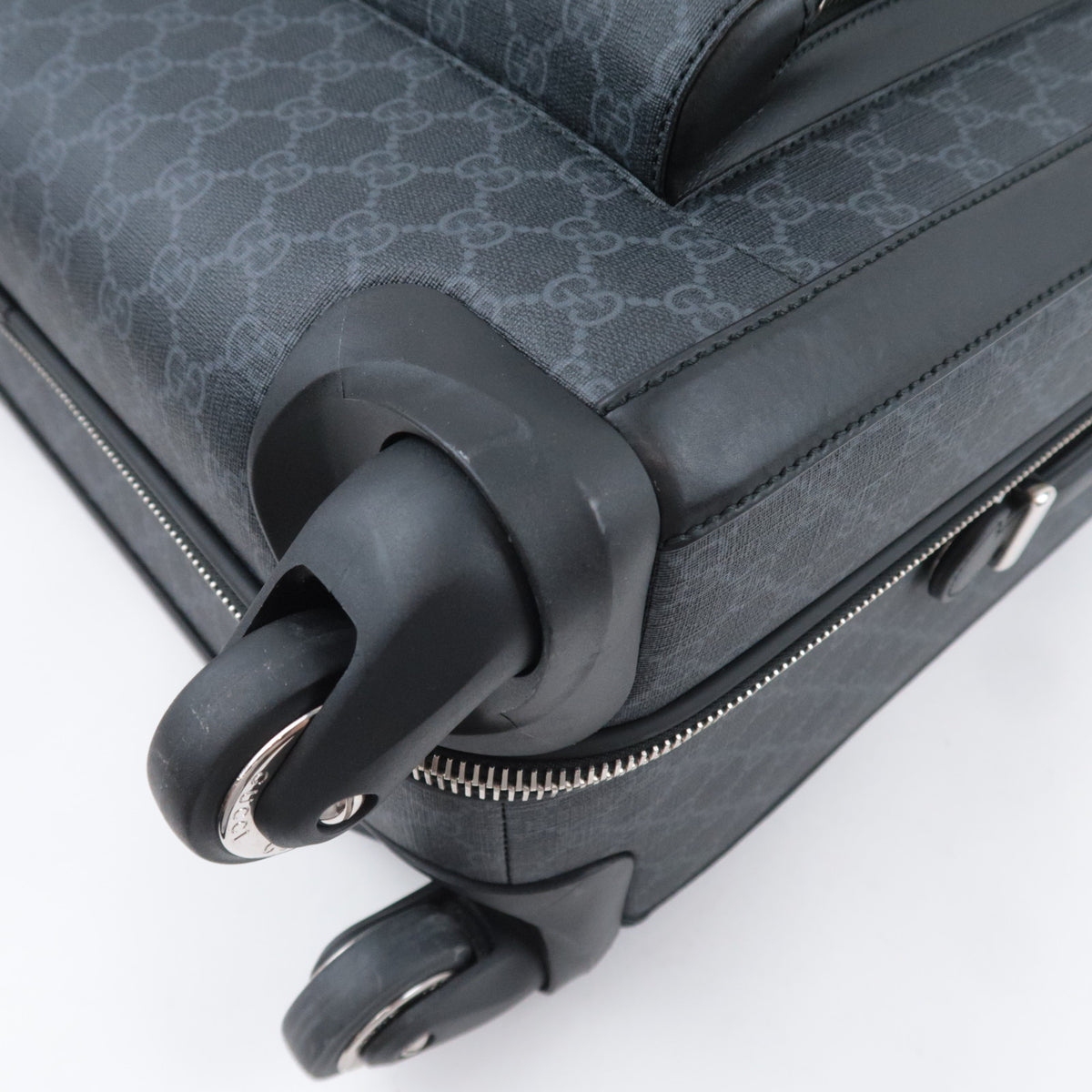 GUCCI GG Supreme Luggage Case Black 474356