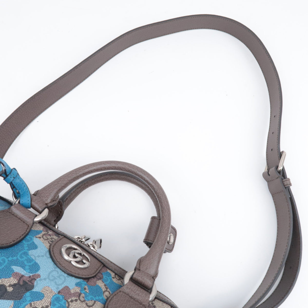 GUCCI GG Camouflage 2Way Mini Boston Bag 854860