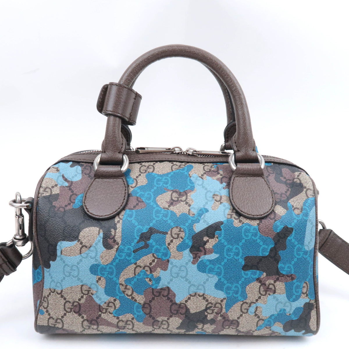 GUCCI GG Camouflage 2Way Mini Boston Bag 854860