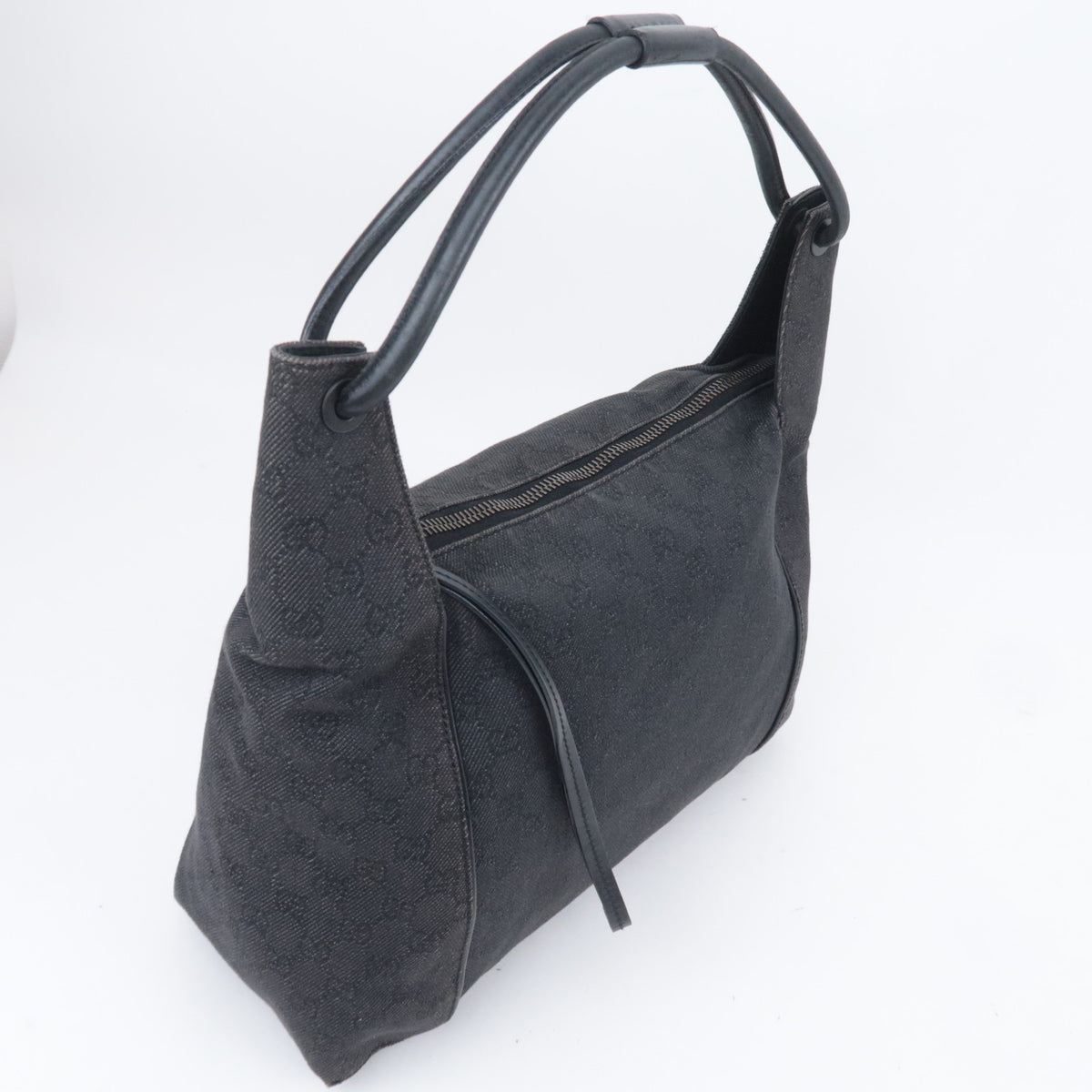 GUCCI GG Canvas Hobo Shoulder Bag 01292