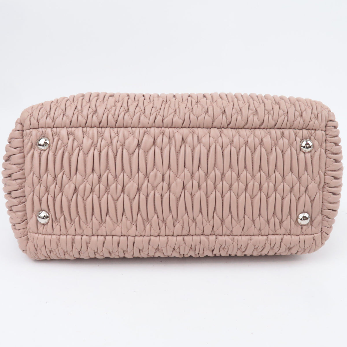 MIU MIU Matelasse 2Way Bijou Chain Shoulder Bag 5BA958