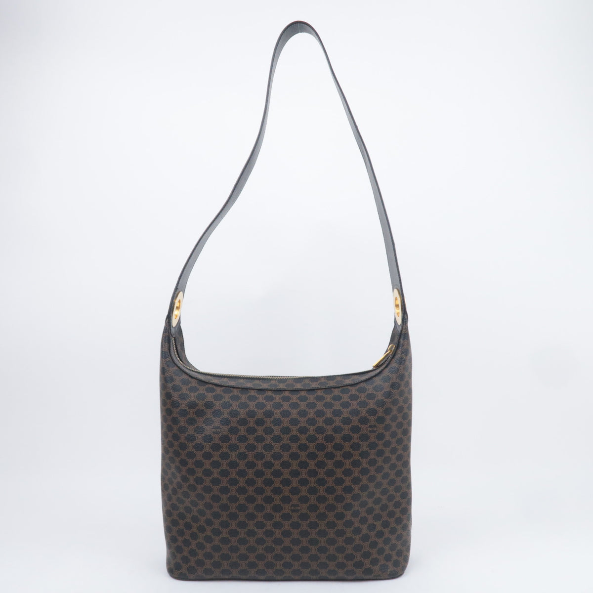 CELINE Macadam Hobo Shoulder Bag