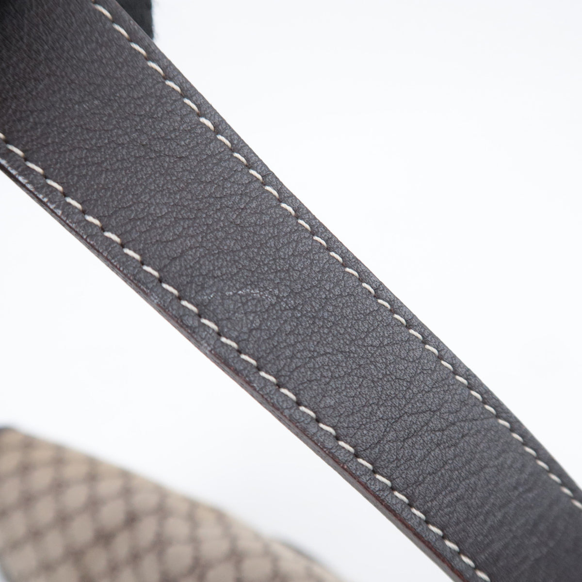 CELINE Macadam Canvas Shoulder Bag