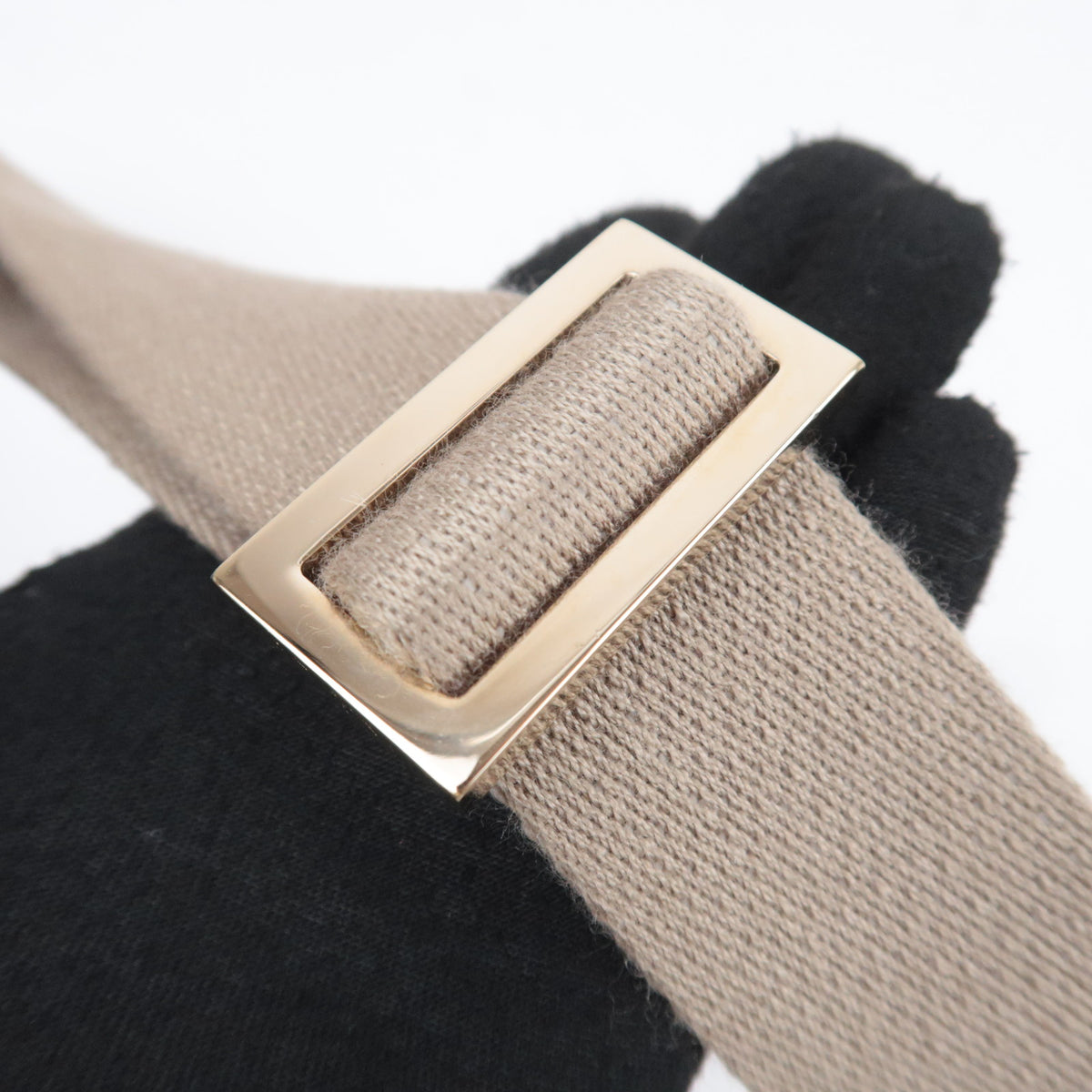 FENDI Zucchino Canvas Shoulder Bag 8BT090