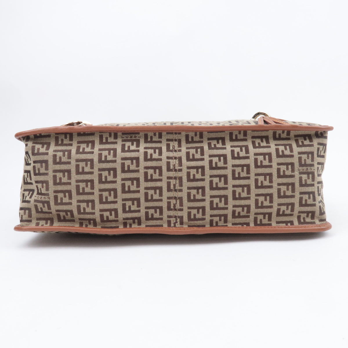 FENDI Zucchino Canvas Shoulder Bag 8BT090
