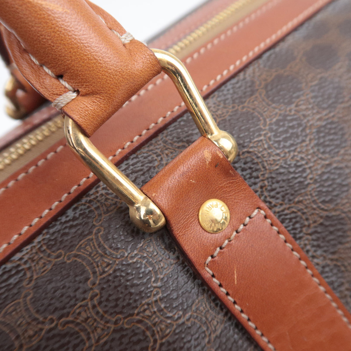 CELINE Macadam Boston Bag