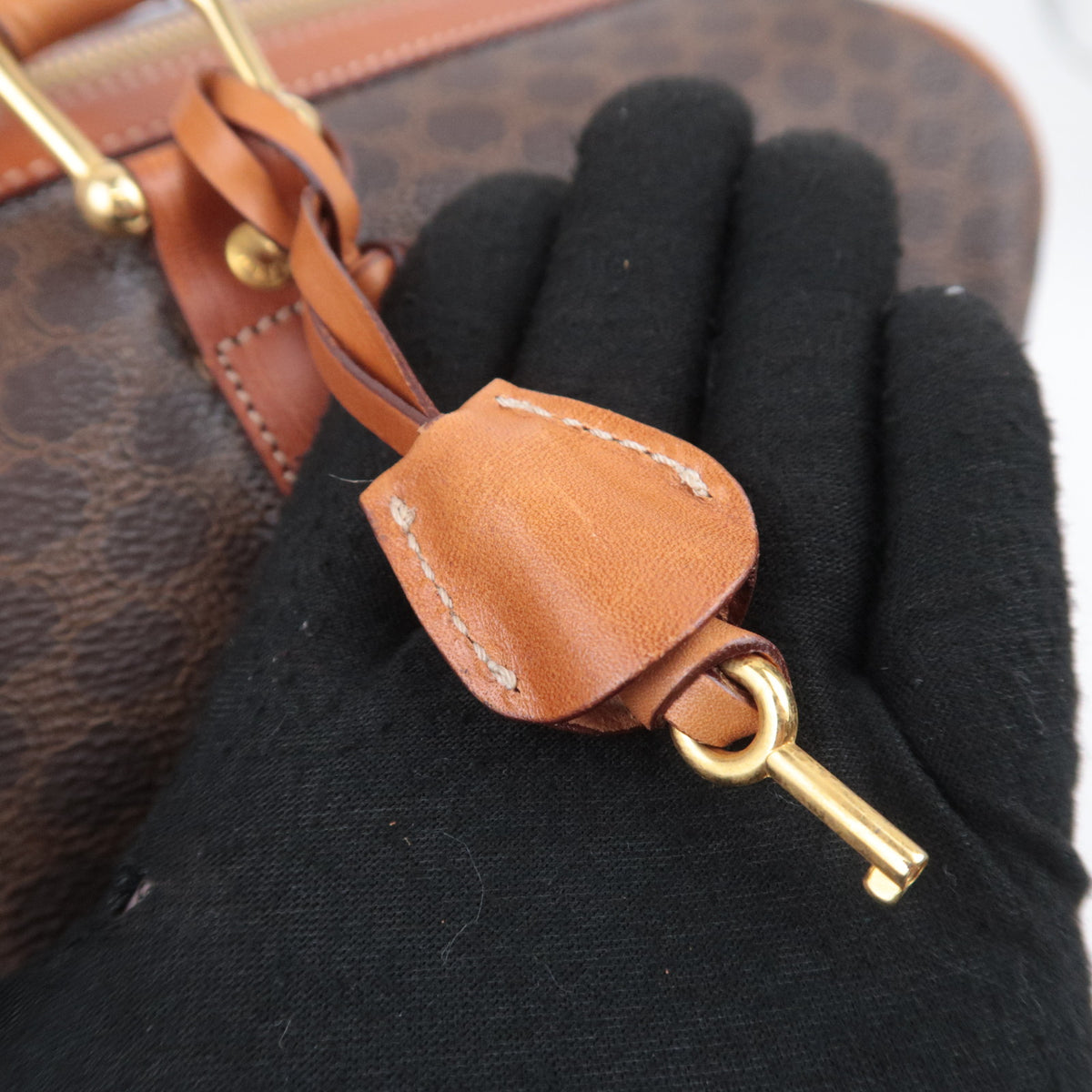 CELINE Macadam Boston Bag