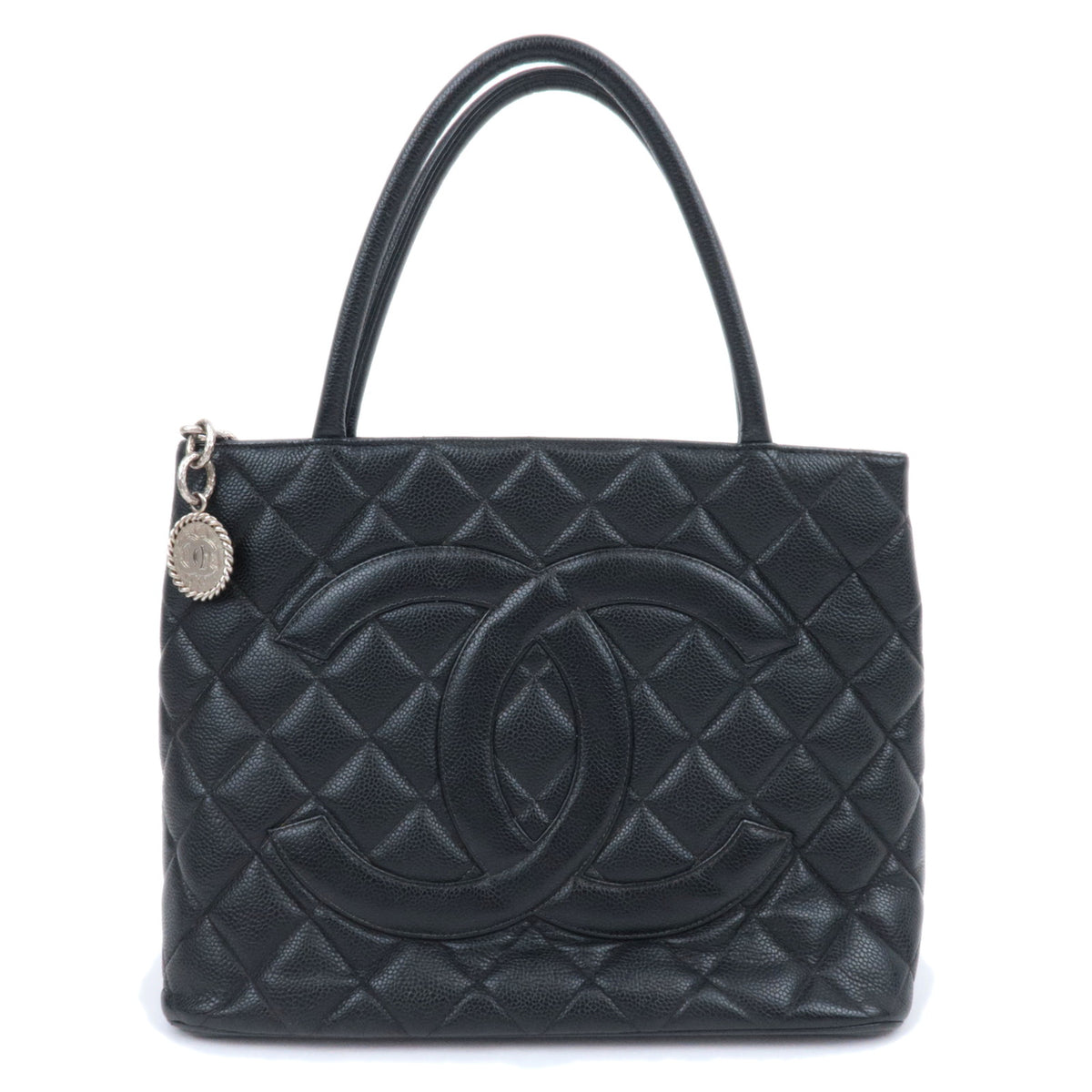 CHANEL Medallion Tote Bag Caviarskin A0180492353