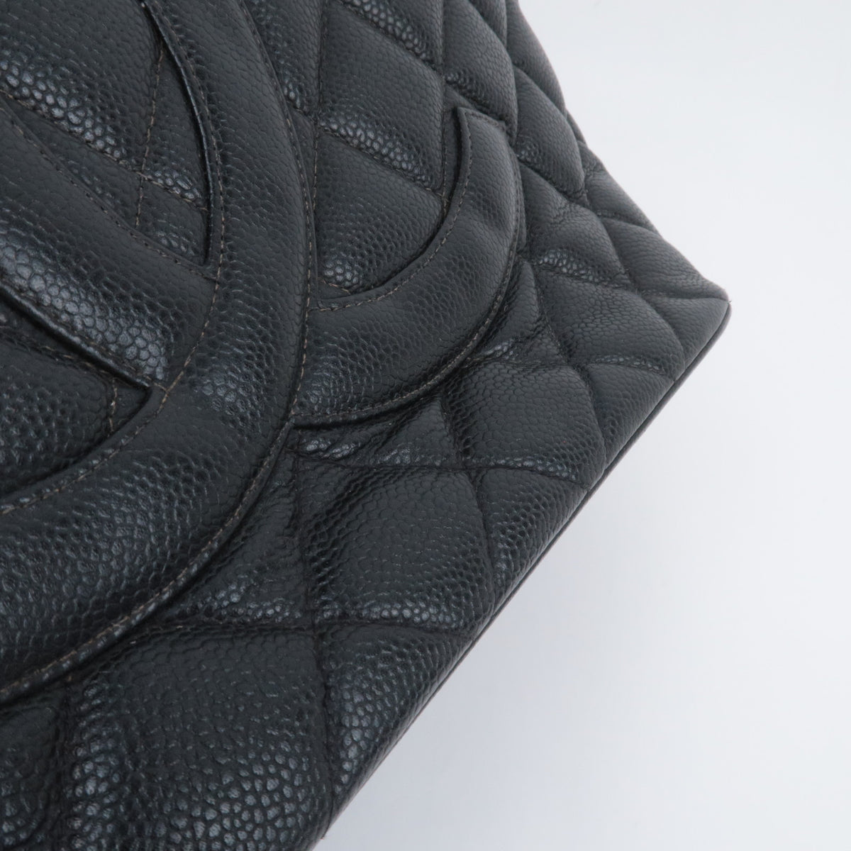 CHANEL Medallion Tote Bag Caviarskin A01804