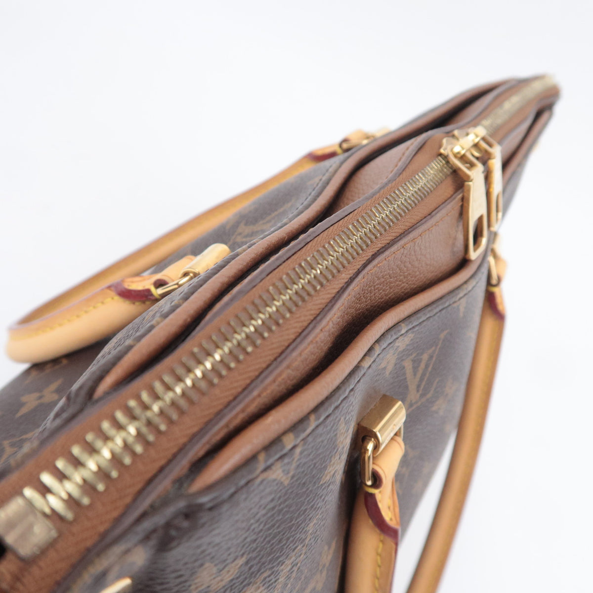 Louis Vuitton Monogram Pallas Havane 2Way Handbag M40907