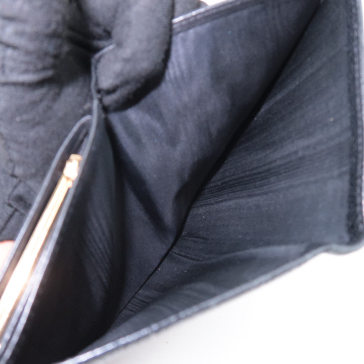 CHANEL Coco Mark KIss Lock Long Wallet Caviarskin