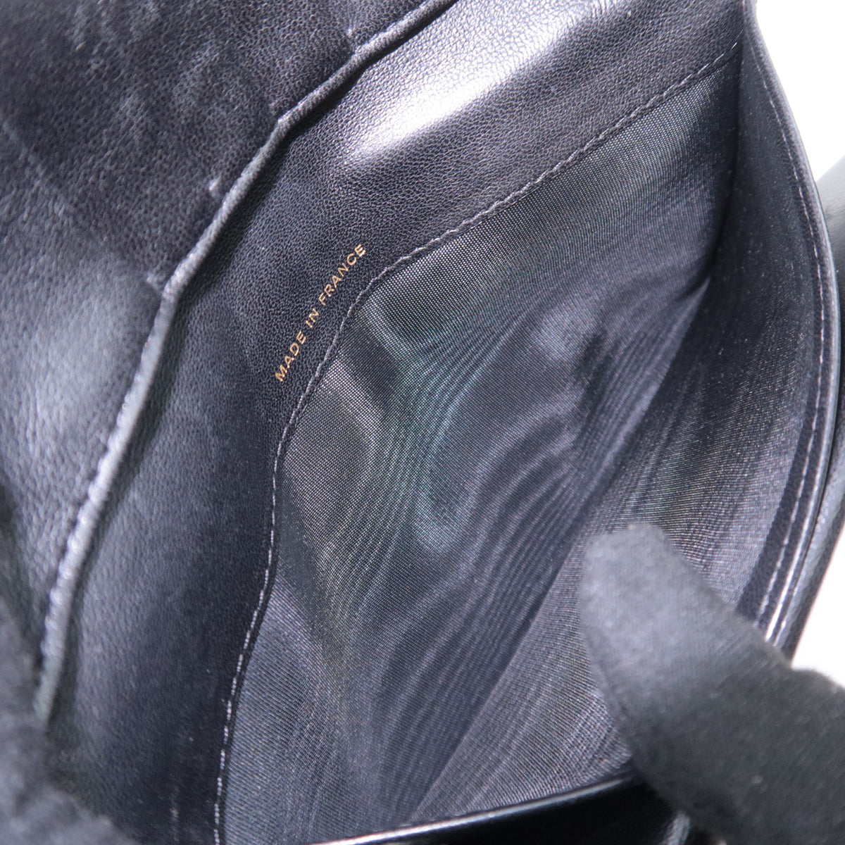 CHANEL Coco Mark KIss Lock Long Wallet Caviarskin