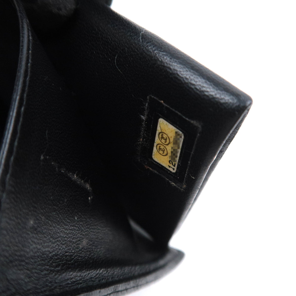 CHANEL Coco Mark KIss Lock Long Wallet Caviarskin