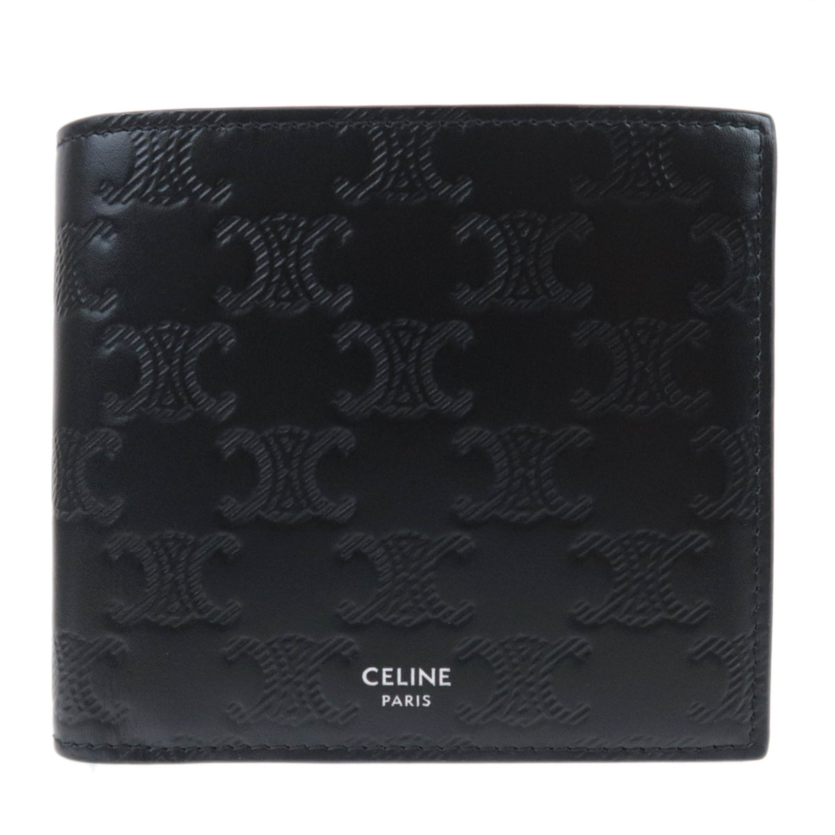 CELINE Triomphe Leather Wallet 92499