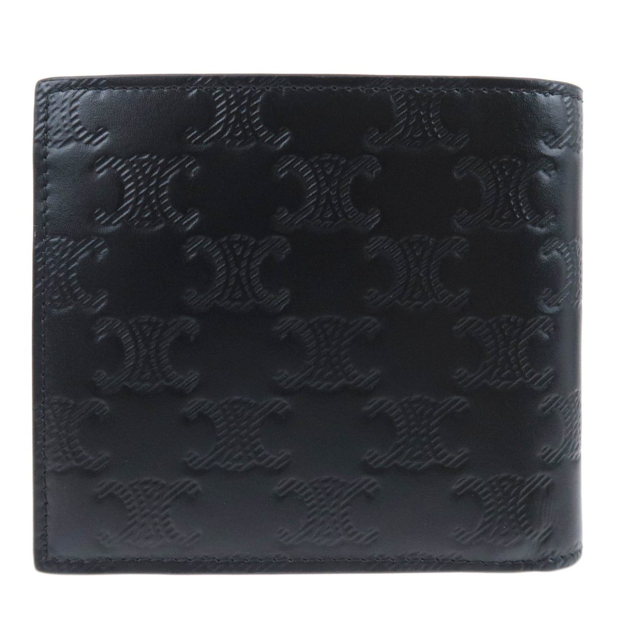 CELINE Triomphe Leather Wallet