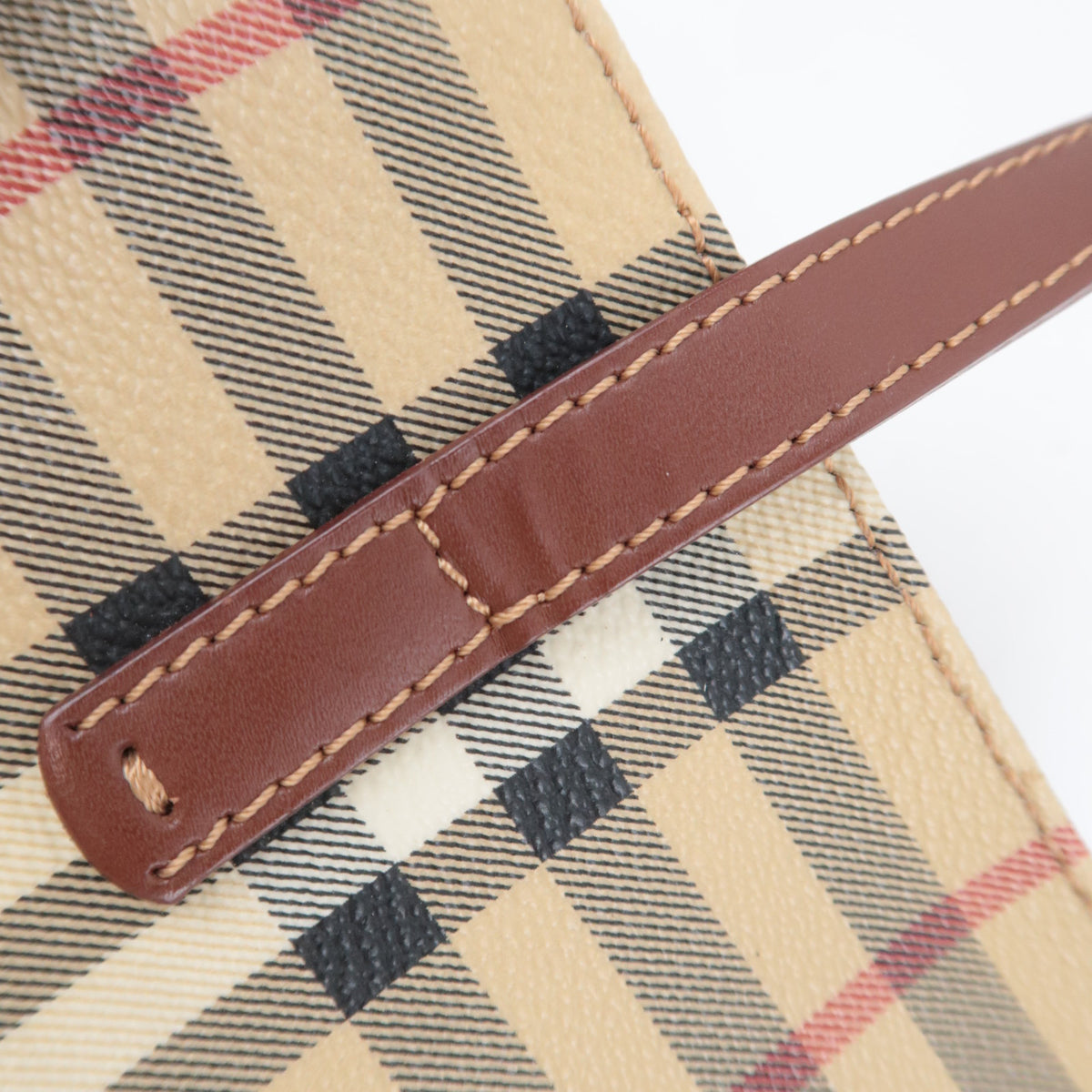 BURBERRY Haymarket Check Shadow Horse Mini Tote Bag