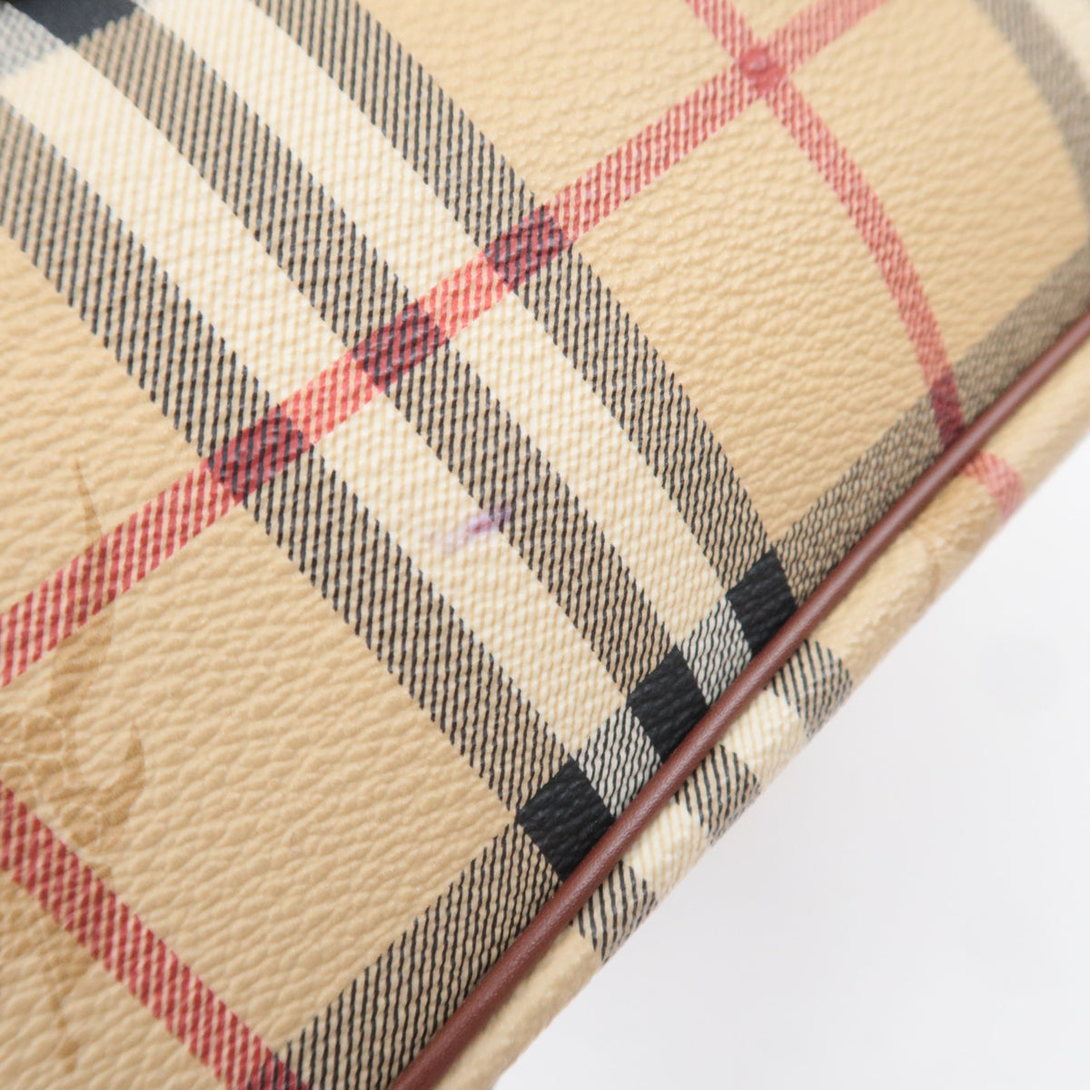 BURBERRY Haymarket Check Shadow Horse Mini Tote Bag