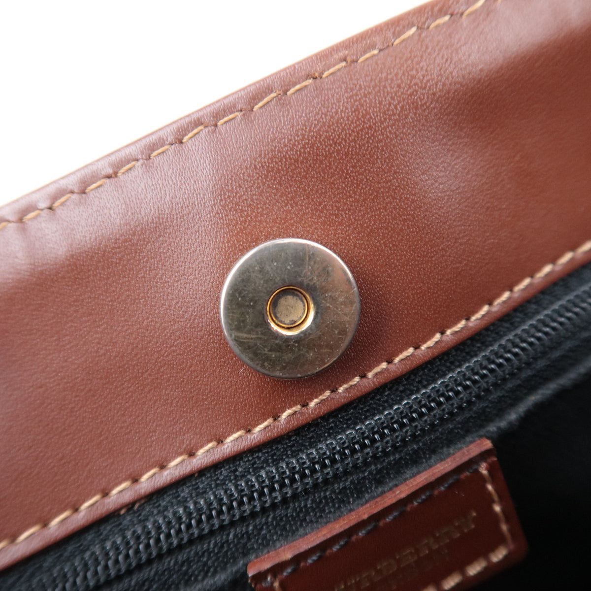 BURBERRY Haymarket Check Shadow Horse Mini Tote Bag