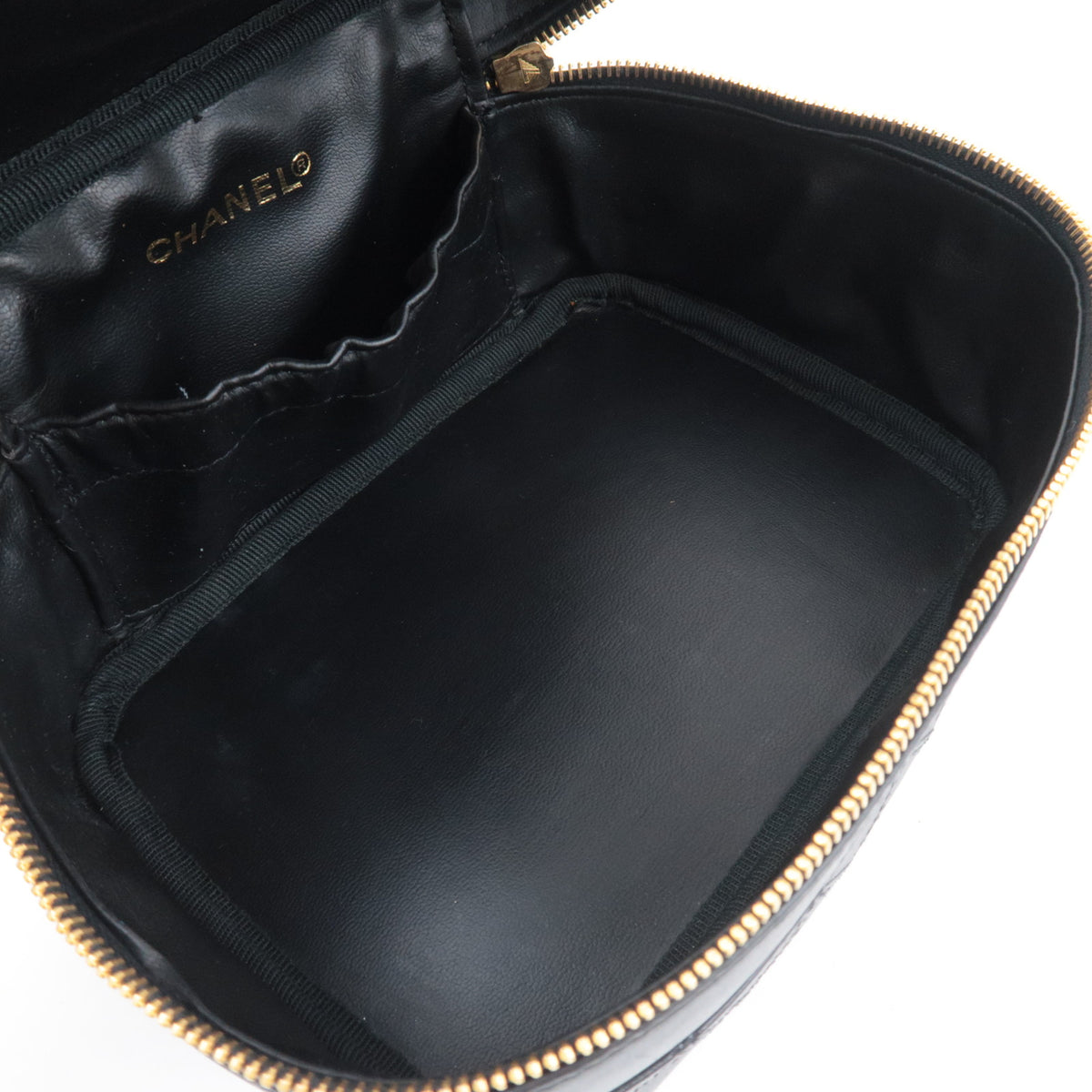 CHANEL Bicolore Horizontal Vanity Case A01618