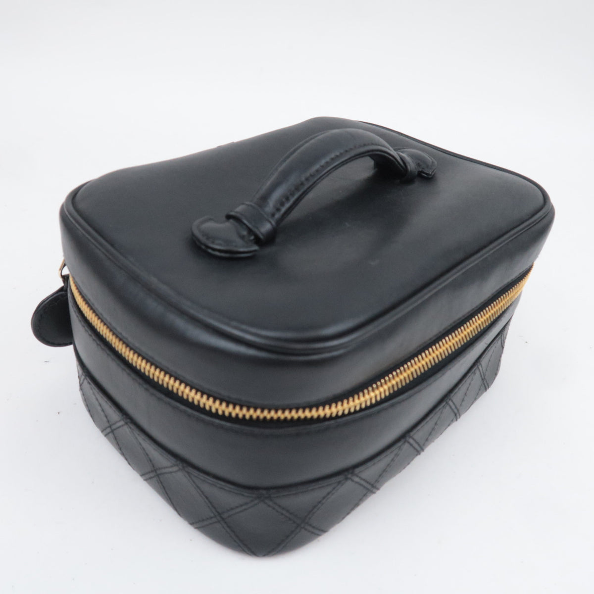 CHANEL Bicolore Horizontal Vanity Case A01618