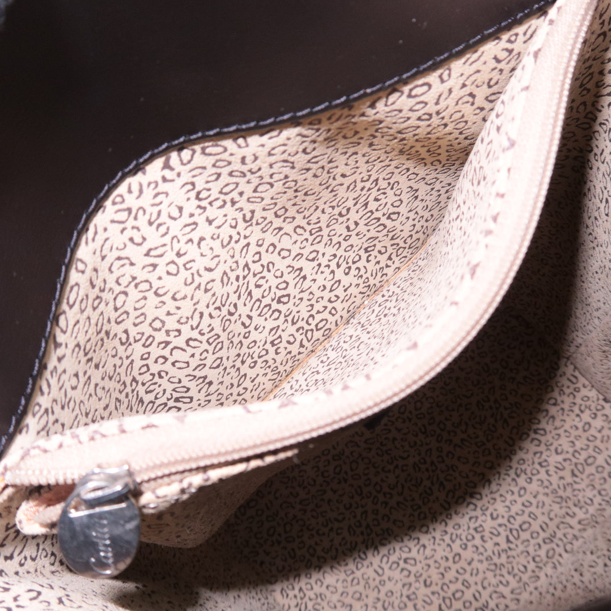 CARTIER Panthere Leather One Shoulder Bag