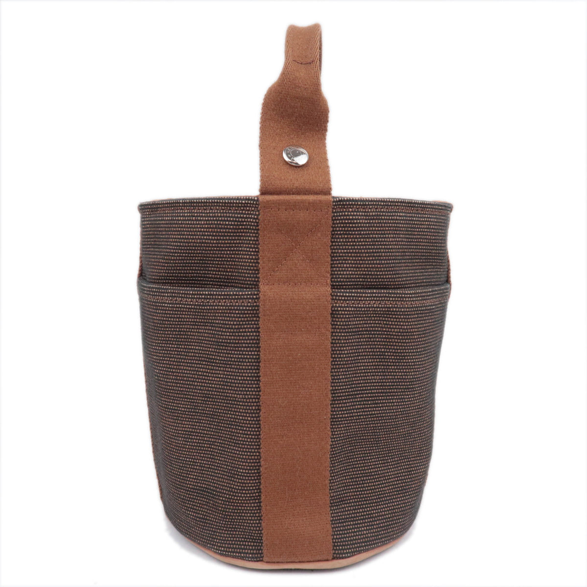 HERMES Saxo PM Canvas Bucket Tote Bag92519