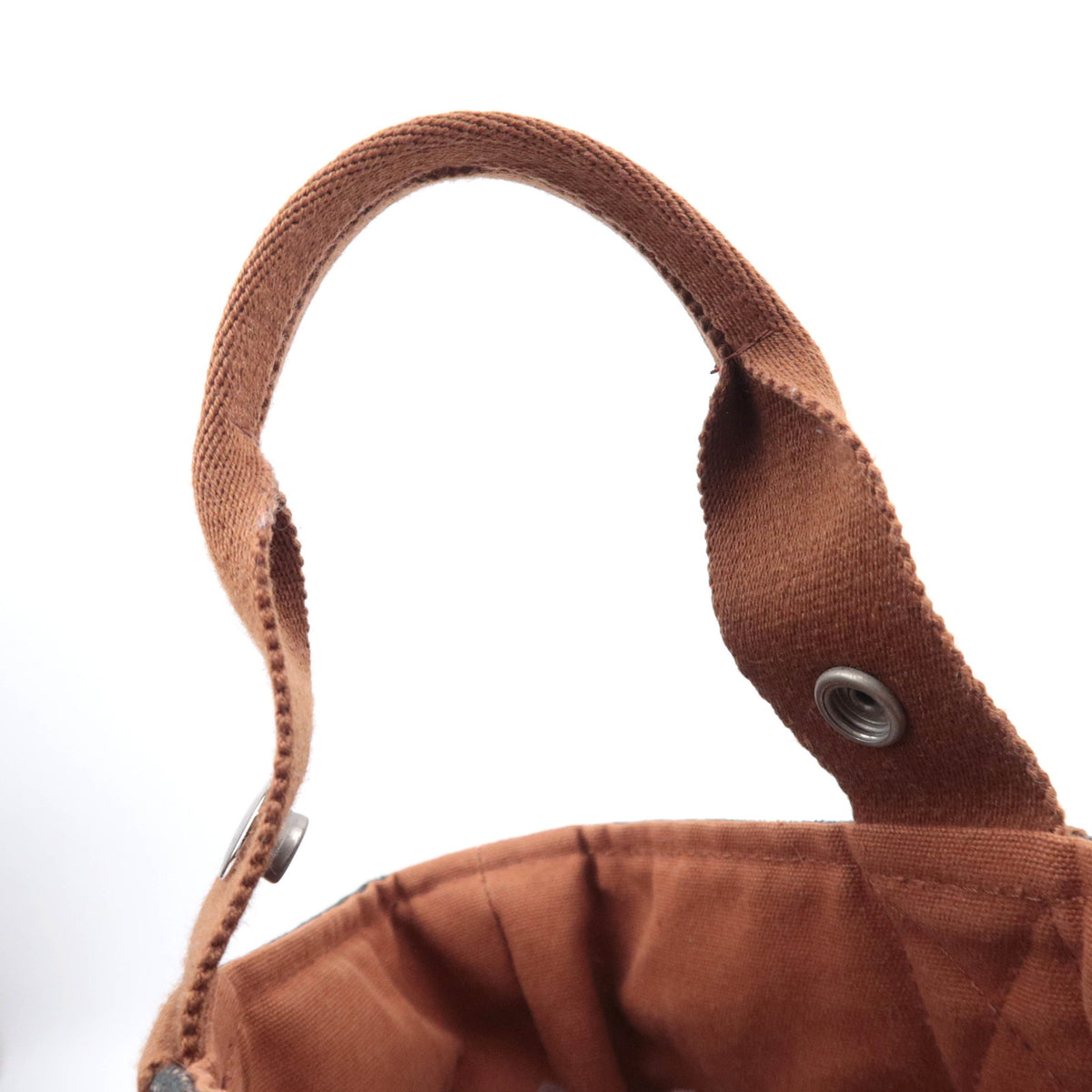 HERMES Saxo PM Canvas Bucket Tote Bag