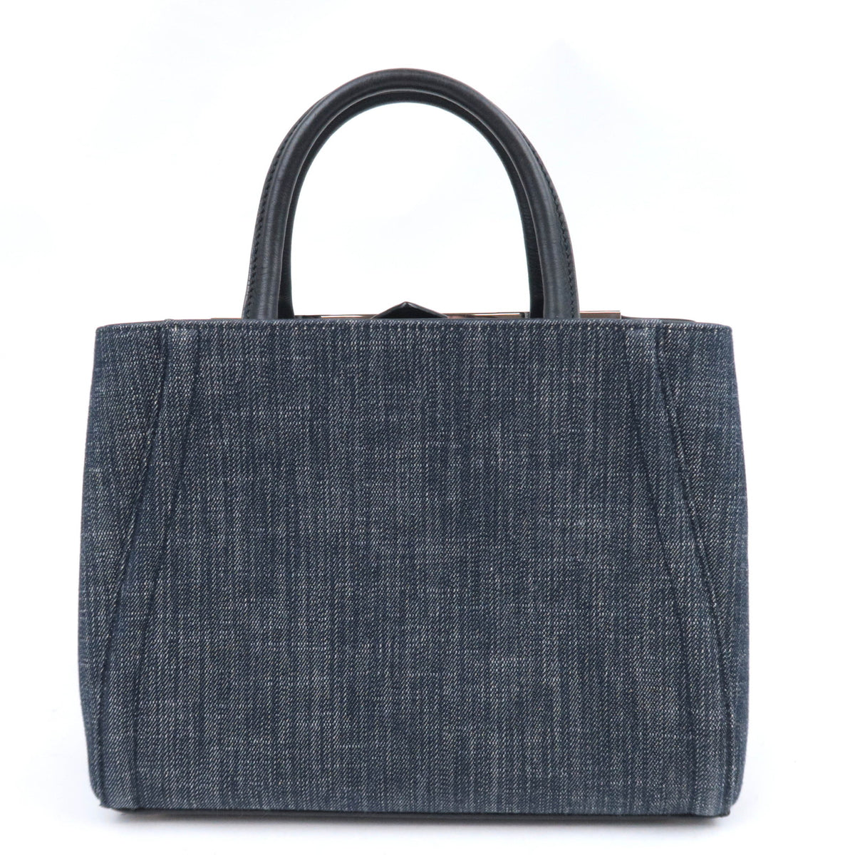 FENDI Petit 2Jours Denim Shoulder Bag 8BH253