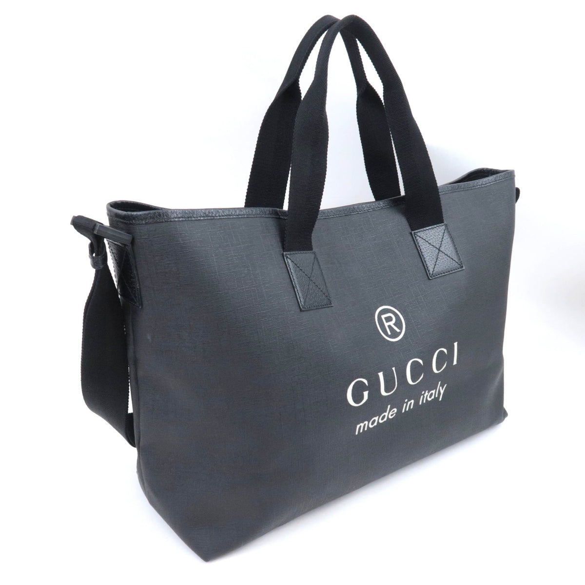 GUCCI Large Logo Print 2WAY Tote Bag 231860