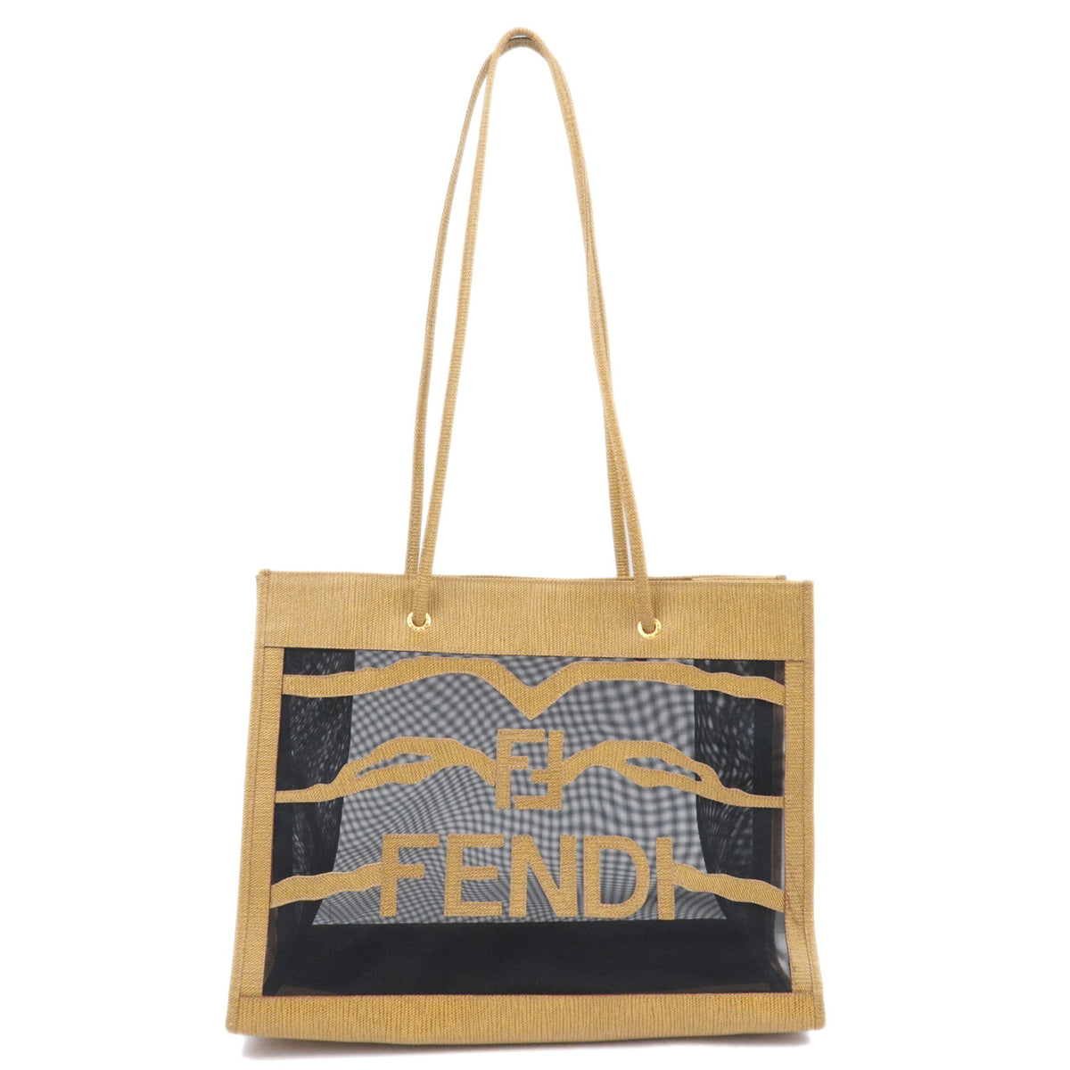 FENDI Logo Mesh Tote Bag92525
