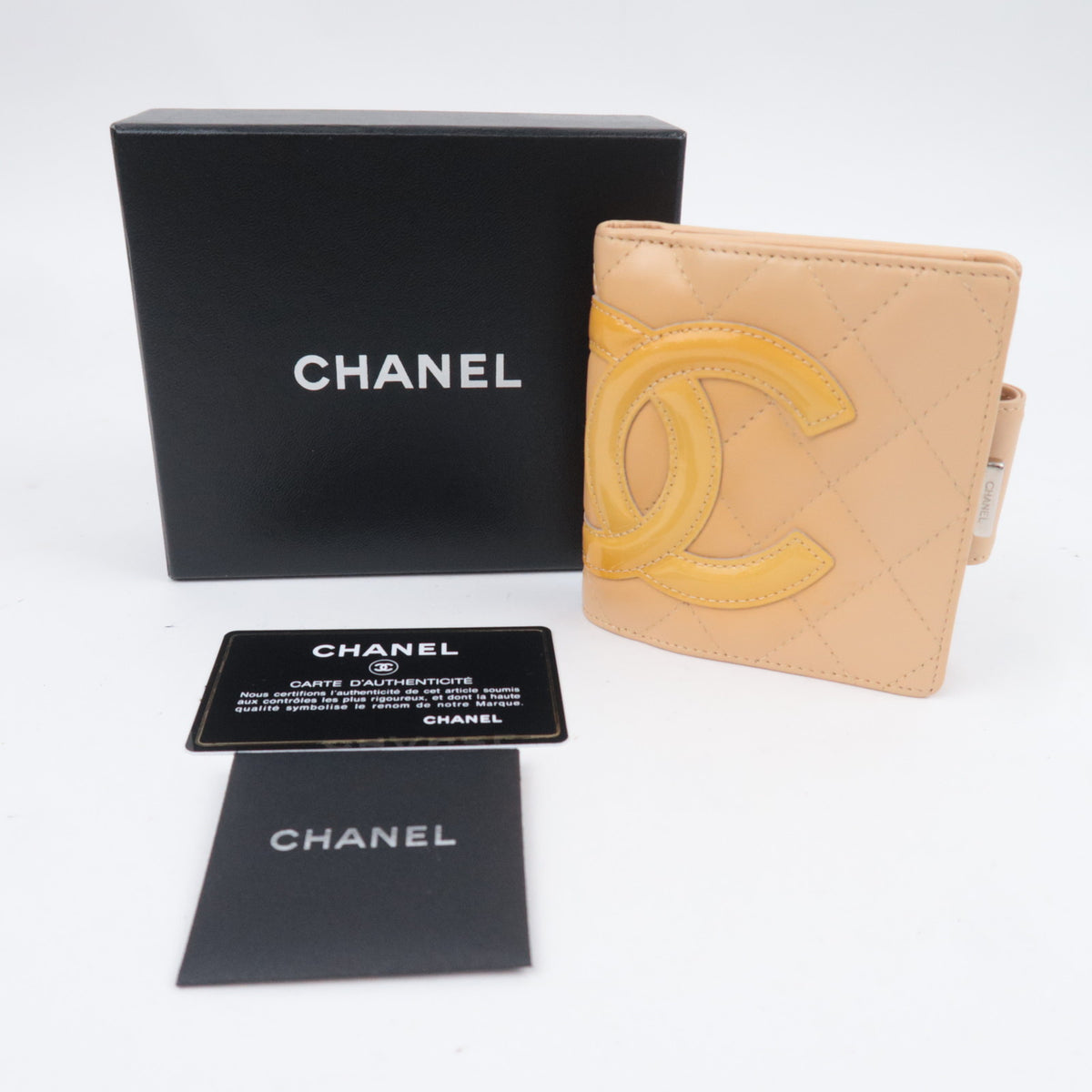 CHANEL Cambon Line Wallet Lambskin