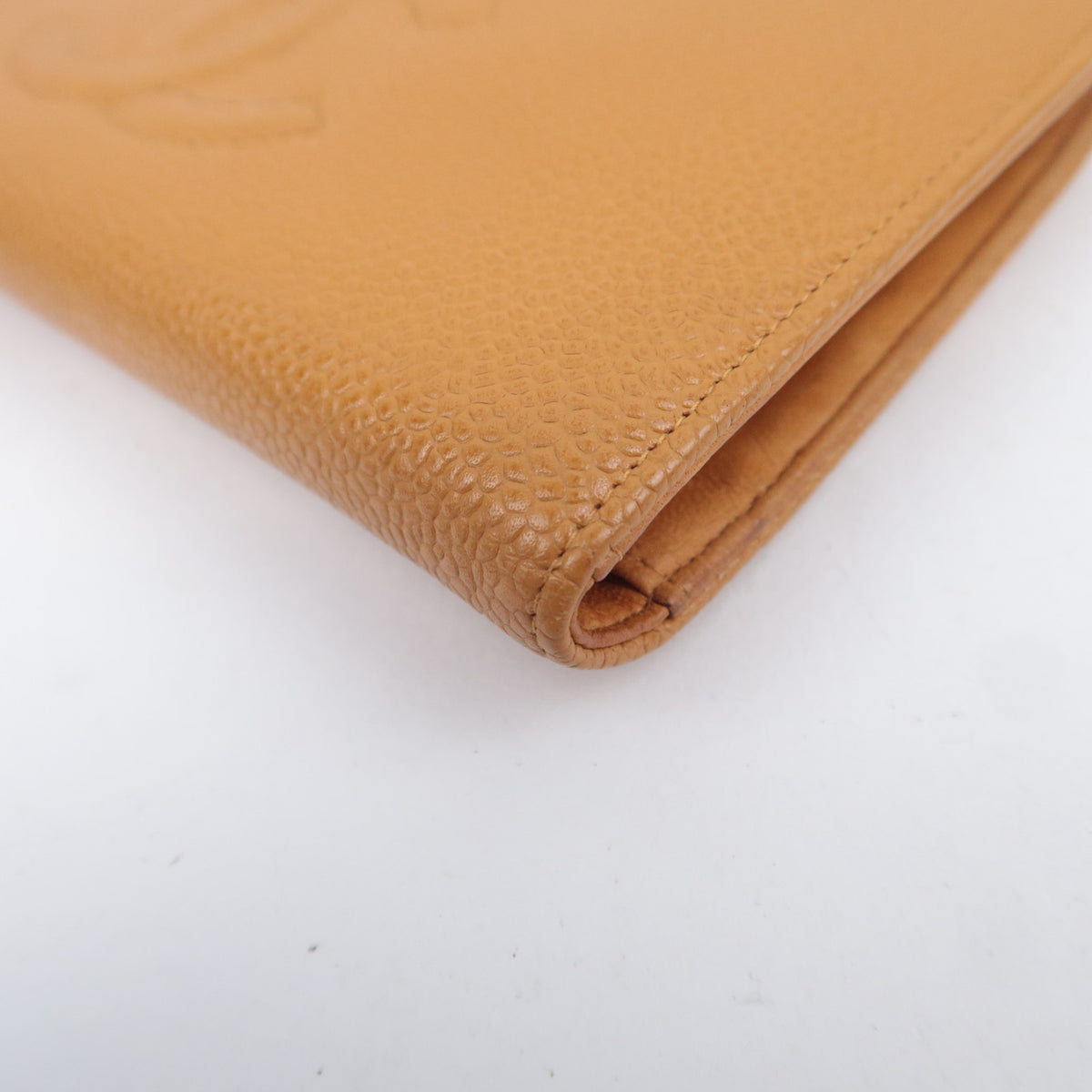 CHANEL Coco Mark Bi-Fold Long Wallet Caviarskin