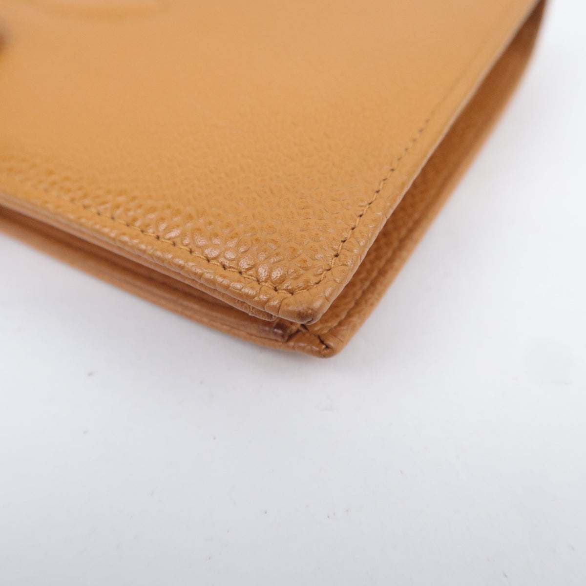 CHANEL Coco Mark Bi-Fold Long Wallet Caviarskin