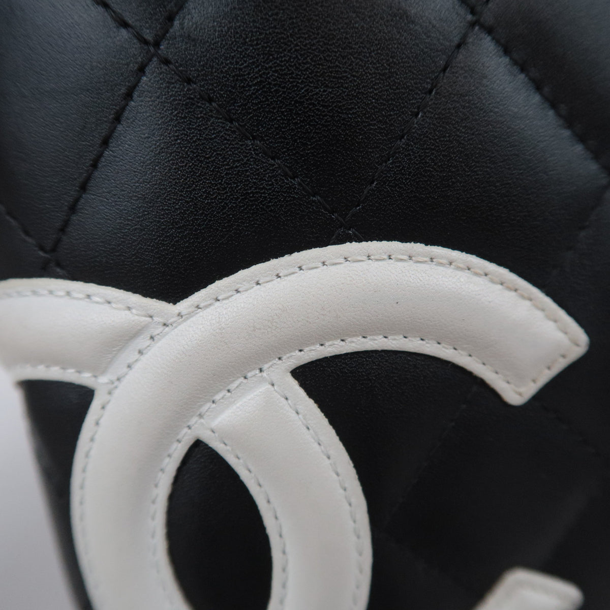 CHANEL Cambon Line Bi-Fold Long Wallet Lambskin