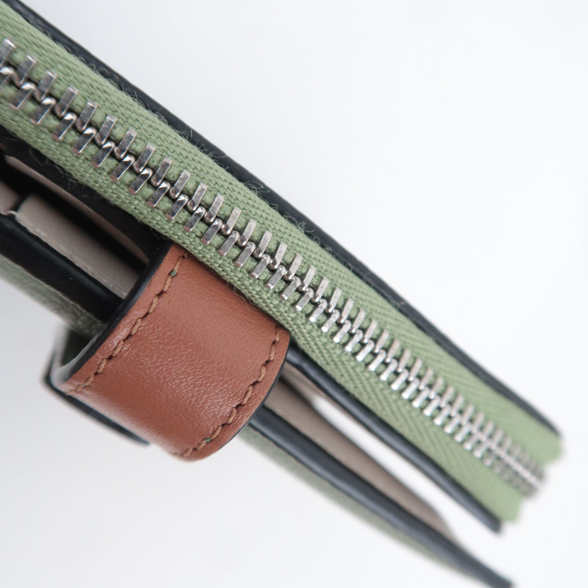 LOEWE Slim Zip Leather Compact Wallet
