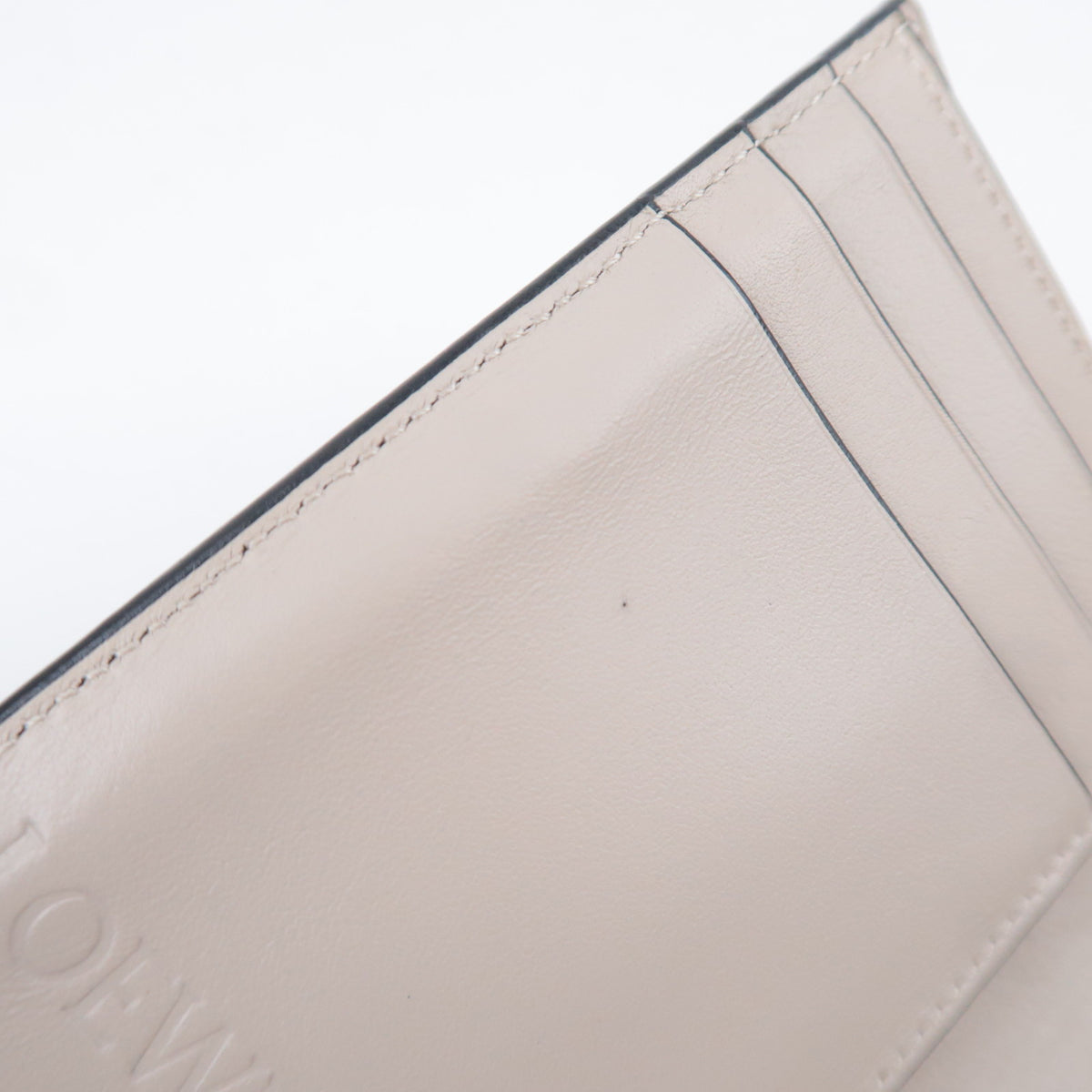 LOEWE Slim Zip Leather Compact Wallet