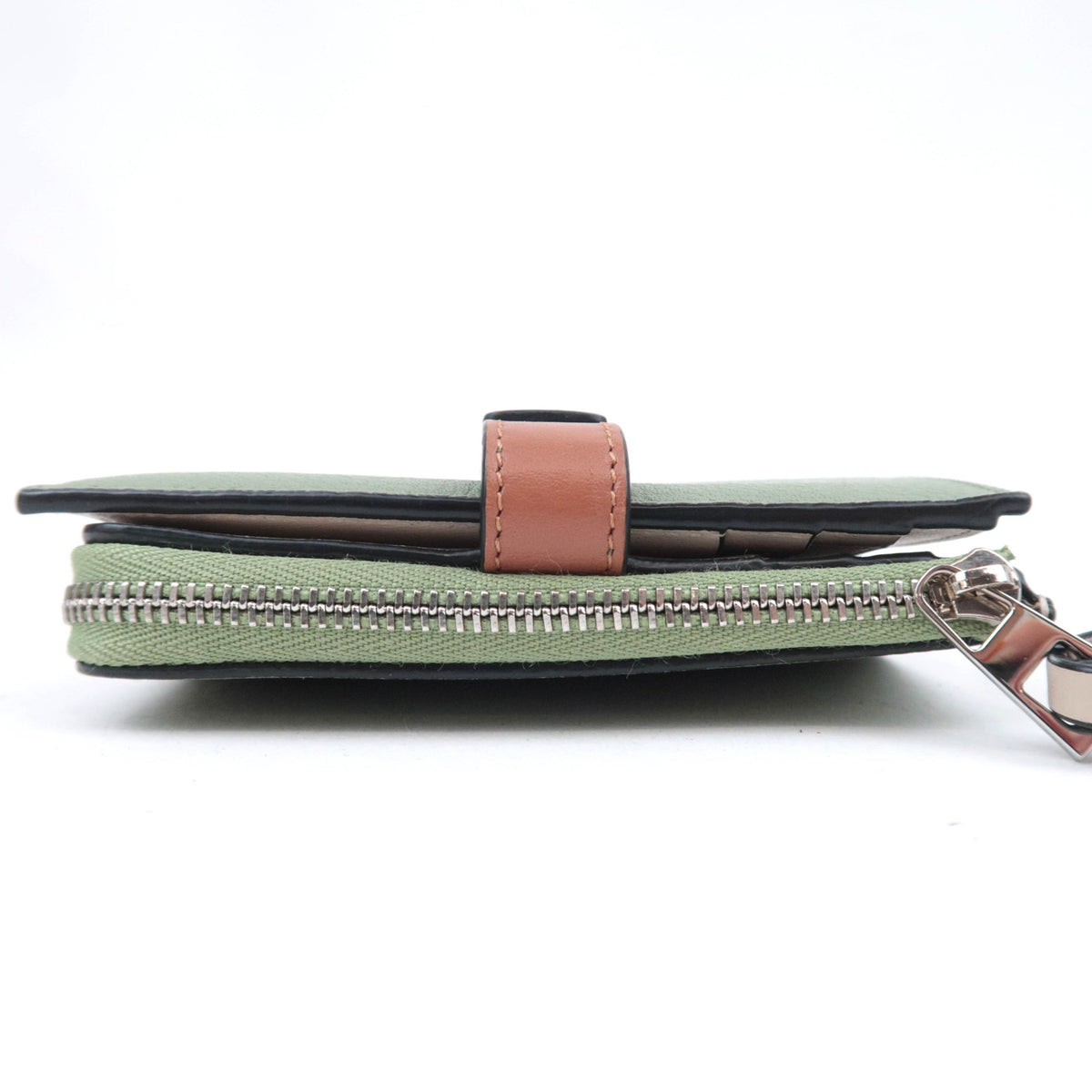 LOEWE Slim Zip Leather Compact Wallet