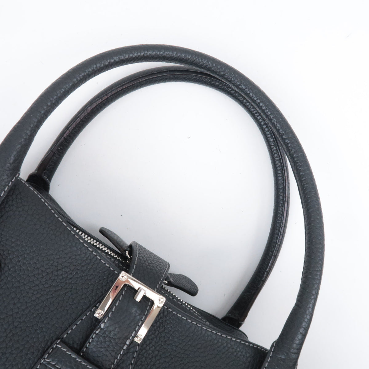 LOEWE Senda Leather Handbag Black