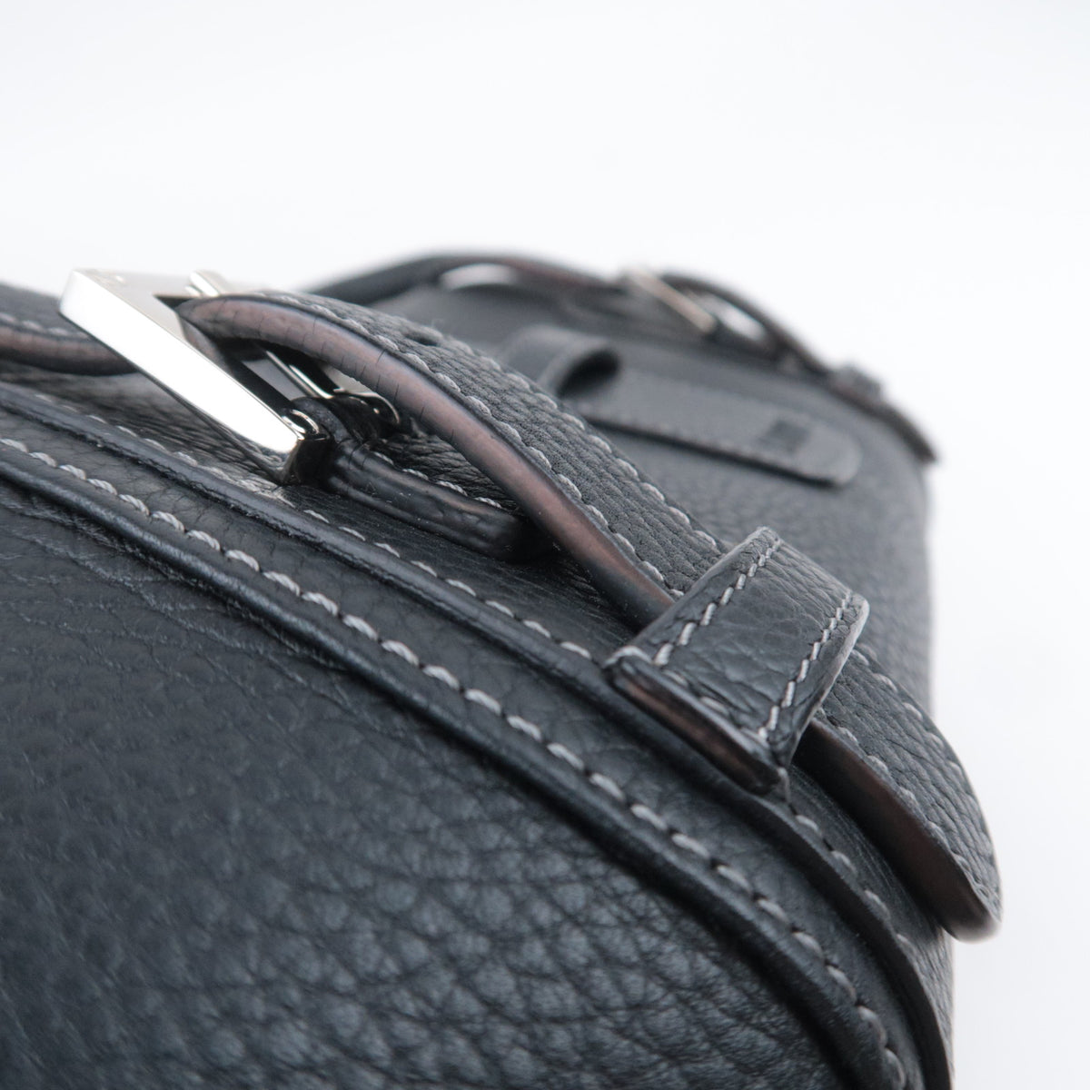LOEWE Senda Leather Handbag Black