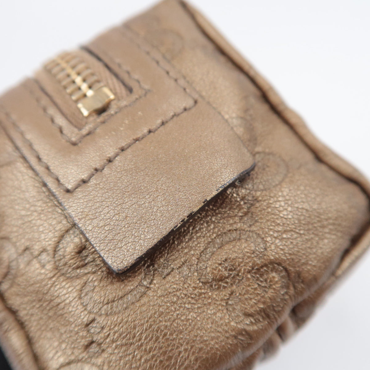 GUCCI Guccissima Leather Cosmetic Pouch 153228