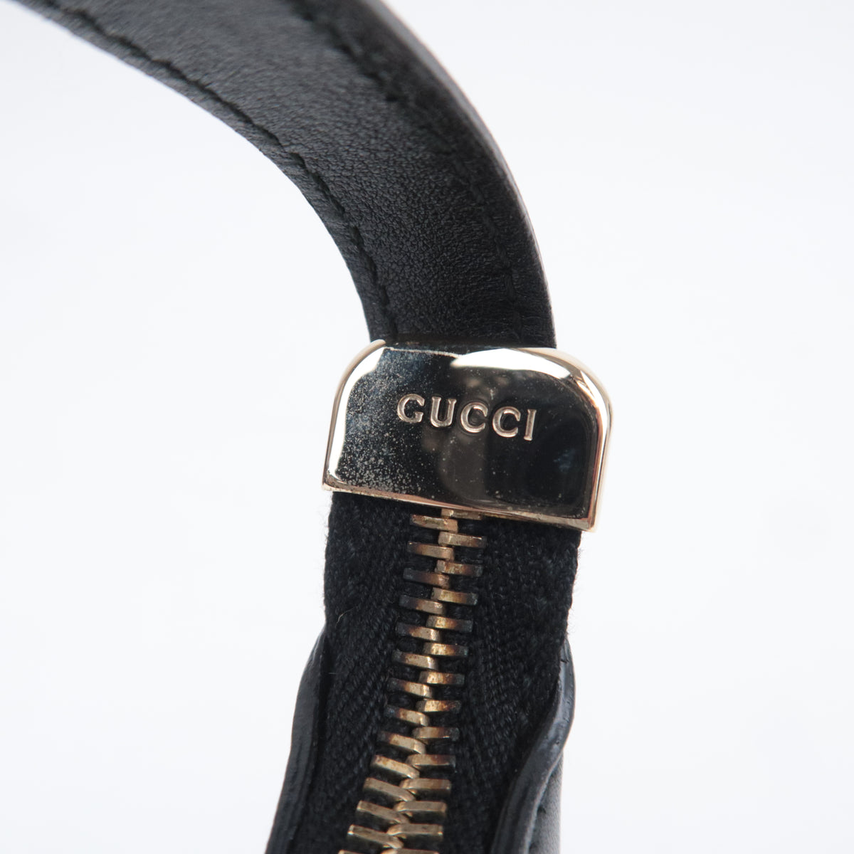 GUCCI Sherry GG Canvas Small Handbag Black 224093