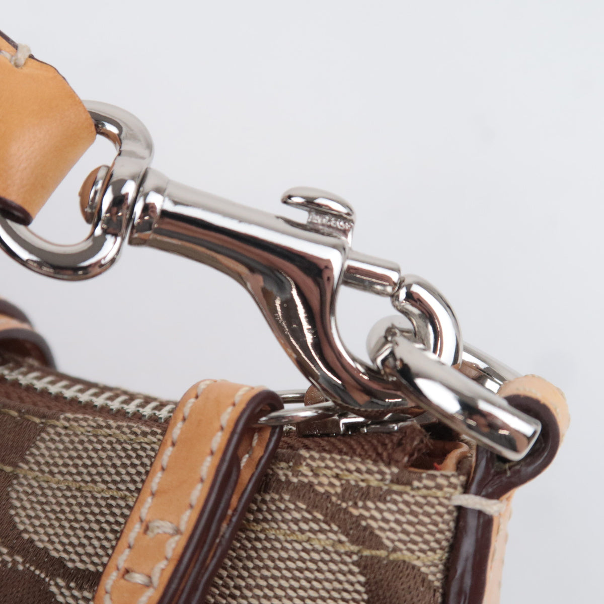 COACH Signature Small Shoulder Bag Beige 6362