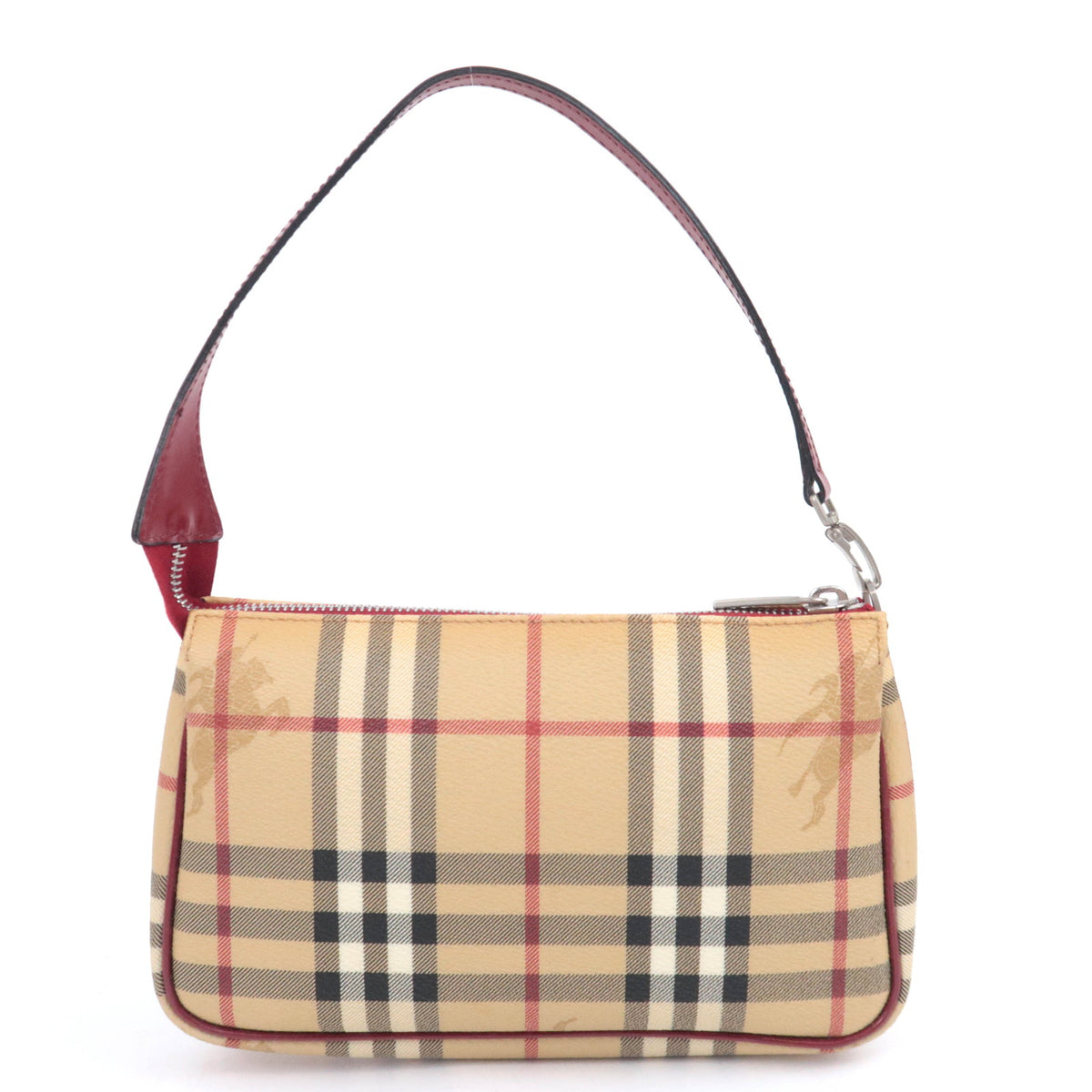 BURBERRY Haymarket Nova Plaid Accessory Pouch