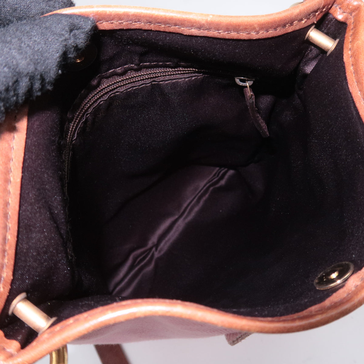 SAINT LAURENT YSL Logo Canvas Flat Shoulder Bag